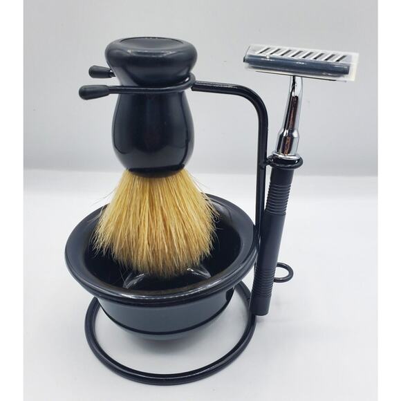 Mad Man Mens Shaving Bowl Brush and Razor Set NEW - Picture 1 of 3
